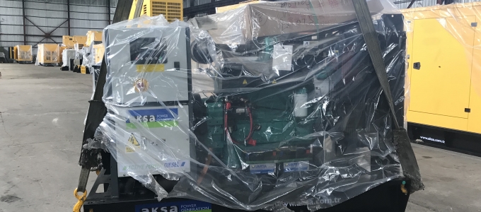 AKSA APD110C с АВР в блок-контейнере для металлургического предприятия